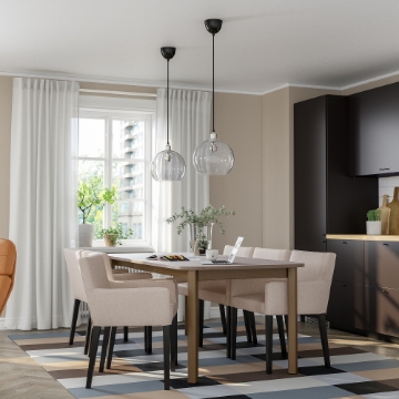 ИКЕА Стол и 6 стульев STRANDTORP СТРАНДТОРП / MÅRENÄS, 295.188.27 - Home Club