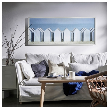 ИКЕА Картина в рамке BJÖRKSTA БЬЁРКСТА, 595.089.21 - Home Club