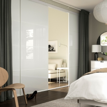 ИКЕА Комбинация раздвижных дверей SKYTTA / FÄRVIK ФЭРВИК, 694.779.19 - Home Club