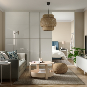 ИКЕА Комбинация раздвижных дверей SKYTTA / FÄRVIK ФЭРВИК, 094.779.17 - Home Club