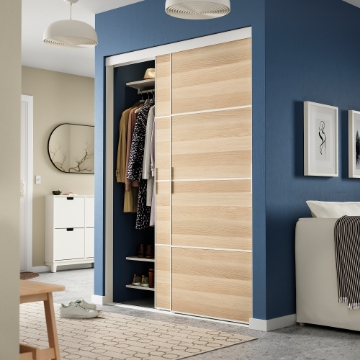 ИКЕА Комбинация раздвижных дверей SKYTTA / MEHAMN, 094.227.36 - Home Club
