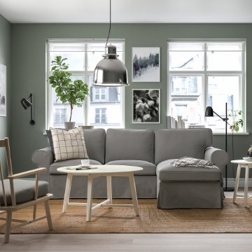 ИКЕА 3-местный диван с шезлонгом EKTORP ЭКТОРП, 895.090.28 - Home Club