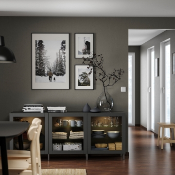 ИКЕА Комбинация с дверью BESTÅ БЕСТО, 695.080.77 - Home Club