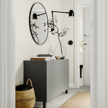 ІКЕА Комбінація з дверима BESTÅ БЕСТО, 495.080.35 - Home Club