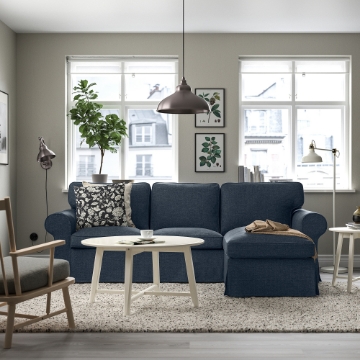 ИКЕА 3-местный диван с шезлонгом EKTORP ЭКТОРП, 995.090.37 - Home Club