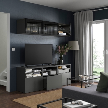 ІКЕА Комбінація тумби під телевізор BESTÅ БЕСТО, 395.079.13 - Home Club