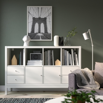 ІКЕА Стелаж з опорною рамою KALLAX КАЛЛАКС, 795.529.13 - Home Club