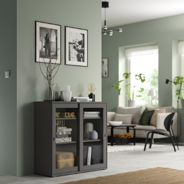ИКЕА Витрина с раздвижными дверцами VIHALS, 205.428.79 - Home Club