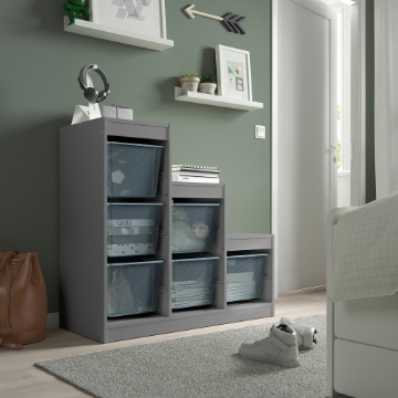 ІКЕА Стелаж з контейнерами TROFAST ТРУФАСТ, 395.268.41 - Home Club