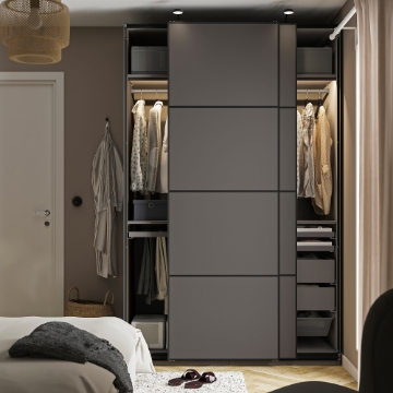 ИКЕА Комбинация шкафов PAX ПАКС / MEHAMN, 395.230.55 - Home Club