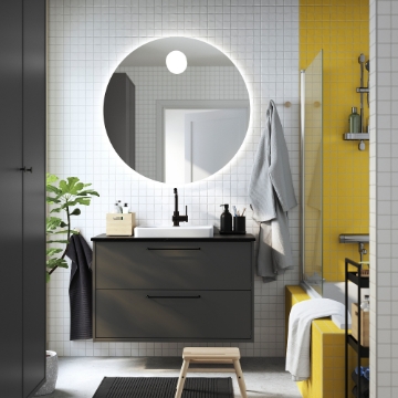 ІКЕА Тумба під умивальник з висувними ящиками HAVBÄCK / ORRSJÖN, 295.215.37 - Home Club