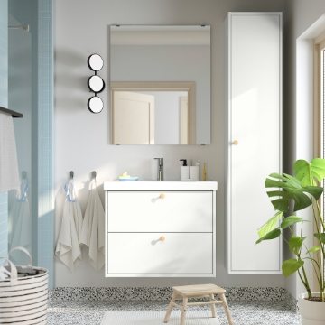 ИКЕА Тумба под умывальник с выдвижными ящиками HAVBÄCK / ORRSJÖN, 995.210.96 - Home Club