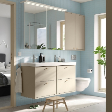 ИКЕА Настенный шкаф с дверцами HAVBÄCK, 605.350.56 - Home Club