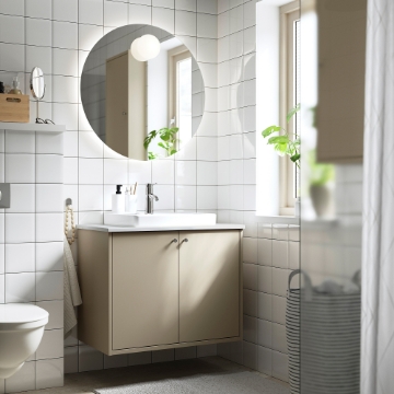 ІКЕА Тумба під умивальник з дверцятами HAVBÄCK / ORRSJÖN, 195.299.73 - Home Club