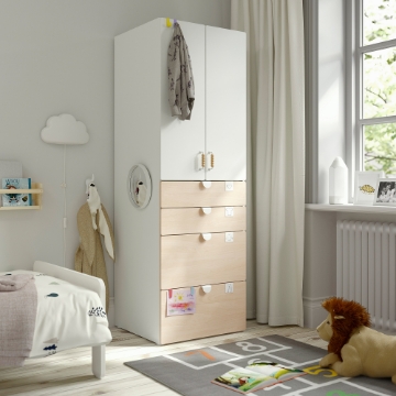 ІКЕА Гардероб SMÅSTAD СМОСТАД / PLATSA ПЛАТСА, 494.309.37 - Home Club