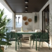 ІКЕА Стіл + 4 стільці з підлокітниками SEGERÖN, 395.329.60 - Home Club, зображення 4