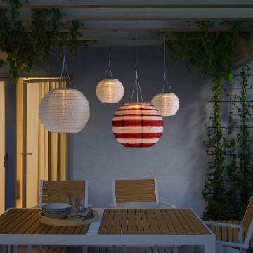 ИКЕА Подвесной светильник на солнечных батареях. LED SOLVINDEN СОЛВИДЕН, 105.139.57 - Home Club