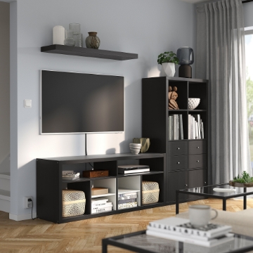 ІКЕА Шафа під телевізор KALLAX КАЛЛАКС / LACK ЛАКК, 895.521.73 - Home Club