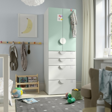 ІКЕА Гардероб SMÅSTAD СМОСТАД / PLATSA ПЛАТСА, 795.465.35 - Home Club
