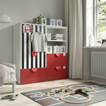 ИКЕА Стелаж SMÅSTAD СМОСТАД / PLATSA ОПХУС, 195.499.85 - Home Club