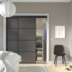 ІКЕА Комбінація розсувних дверей SKYTTA / MEHAMN МЕХАМН, 694.995.82 - Home Club, зображення 2