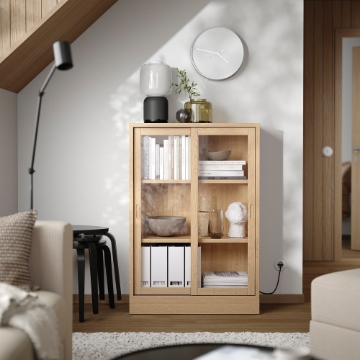 ІКЕА Вітрина з розсувними дверцятами TONSTAD, 004.892.84 - Home Club