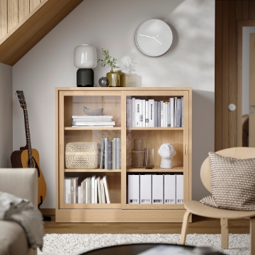ИКЕА Витрина с раздвижными дверцами TONSTAD, 204.892.78 - Home Club