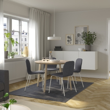 ИКЕА Стол и 4 стула LISABO ЛИСАБО / KARLPETTER, 295.683.65 - Home Club