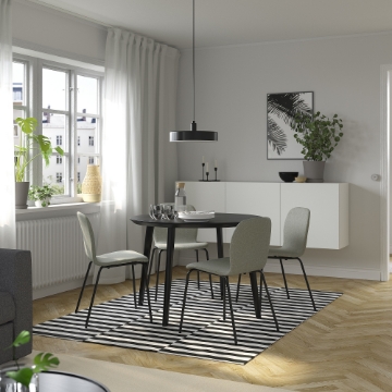 ИКЕА Стол и 4 стула LISABO ЛИСАБО / KARLPETTER, 695.685.99 - Home Club