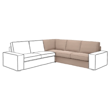 ИКЕА Покрытие угловой секции KIVIK КИВИК, 705.252.88 - Home Club