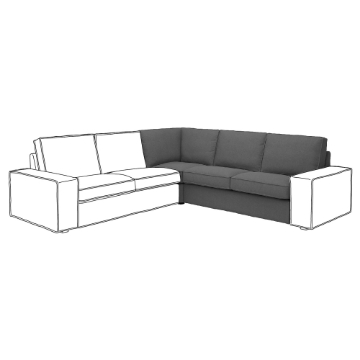 ИКЕА Покрытие угловой секции KIVIK КИВИК, 905.252.92 - Home Club