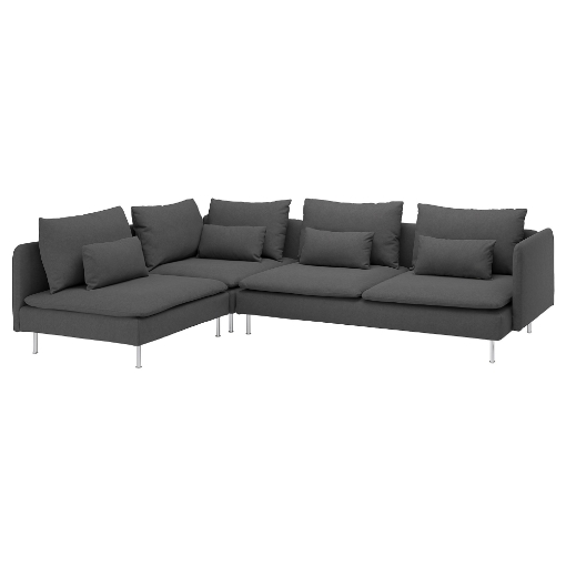 ИКЕА Угловой диван на 4 человека SÖDERHAMN, 494.306.21 - Home Club
