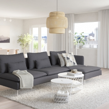 ІКЕА 4-місний диван з шезлонгом SÖDERHAMN, 995.281.06 - Home Club