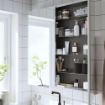 ІКЕА Шафа з дзеркалом LETTAN ЛЕТТАН, 605.349.24 - Home Club, зображення 3