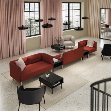 ІКЕА 5-місний диван-модуль із бічним столиком LILLEHEM, 395.697.41 - Home Club