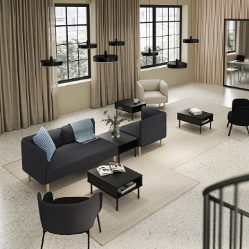ИКЕА 3-местный диванный модуль с приставным столиком LILLEHEM, 895.697.48 - Home Club