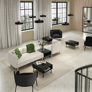 ІКЕА 3-місний диван-модуль з бічним столиком LILLEHEM, 295.697.51 - Home Club