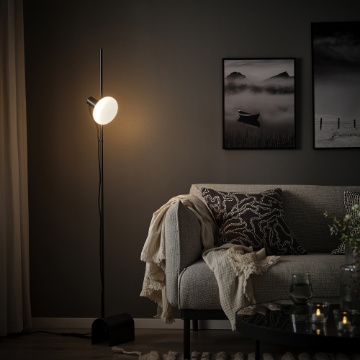 ИКЕА Напольный светильник с лампой HÅRSLINGA / MOLNART, 695.826.18 - Home Club