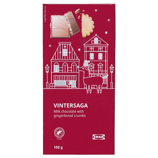 ІКЕА Плитка молочного шоколаду VINTERSAGA, 605.954.65 - Home Club
