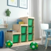 ІКЕА Стелаж з контейнерами TROFAST ТРУФАСТ, 995.734.67 - Home Club, зображення 2