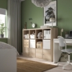 ІКЕА Стелаж з 4 вставками KALLAX КАЛЛАКС, 492.782.56 - Home Club, зображення 3