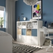 ІКЕА Стелаж з 4 вставками KALLAX КАЛЛАКС, 792.782.50 - Home Club, зображення 3