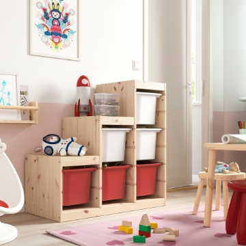 ИКЕА Стеллаж с контейнерами TROFAST ТРУФАСТ, 495.743.32 - Home Club