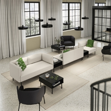ІКЕА 5-місний диван-модуль із бічним столиком LILLEHEM, 595.534.66 - Home Club