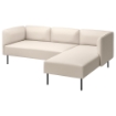ІКЕА 3-місний модульний диван із шезлонгом LILLEHEM, 895.682.87 - Home Club