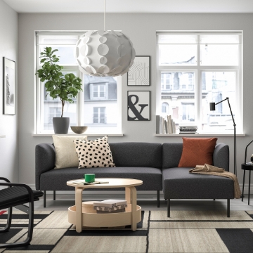 ІКЕА 3-місний модульний диван з шезлонгом LILLEHEM, 095.638.49 - Home Club