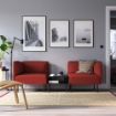 ИКЕА 2-местный диванный модуль с приставным столиком LILLEHEM, 795.360.70 - Home Club, изображение 2