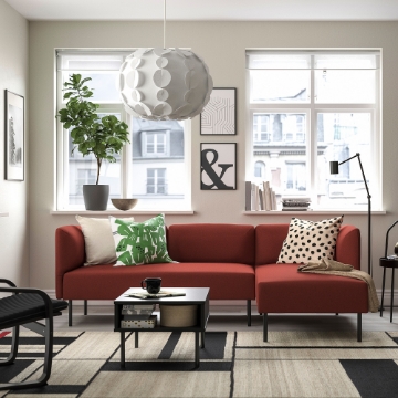 ІКЕА 3-місний модульний диван із шезлонгом LILLEHEM, 095.682.72 - Home Club