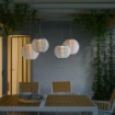ИКЕА Подвесной светильник на солнечных батареях. LED SOLVINDEN СОЛВИДЕН, 305.934.96 - Home Club, изображение 2