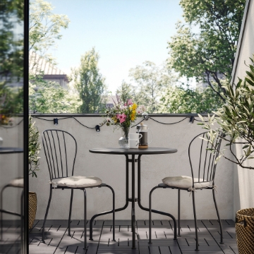 ІКЕА Стіл + 2 стільці LÄCKÖ ЛЕККЕ, 895.753.63 - Home Club
